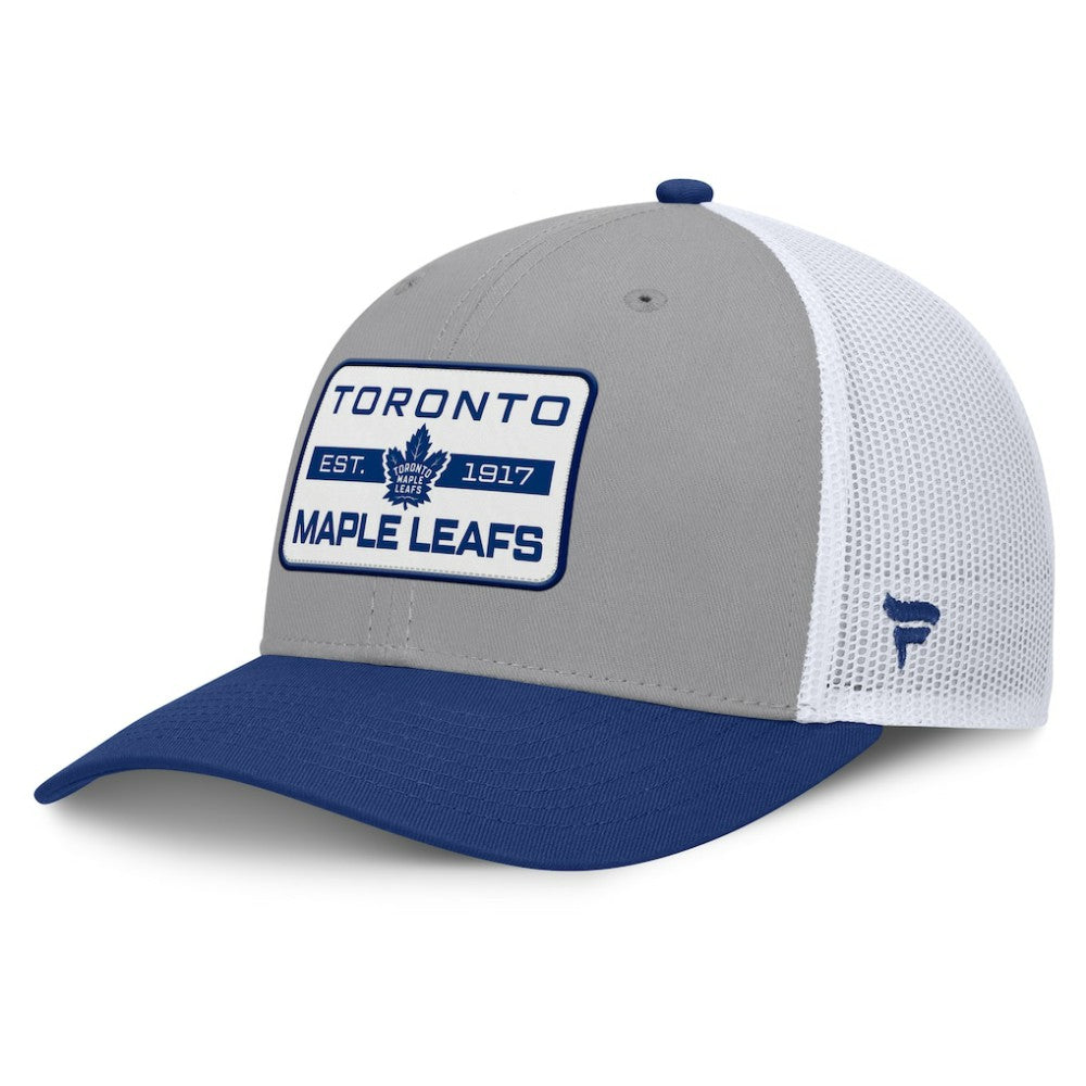Toronto Maple Leafs Fanatics Fundamental Adapt Trucker Adjustable Hat Sale