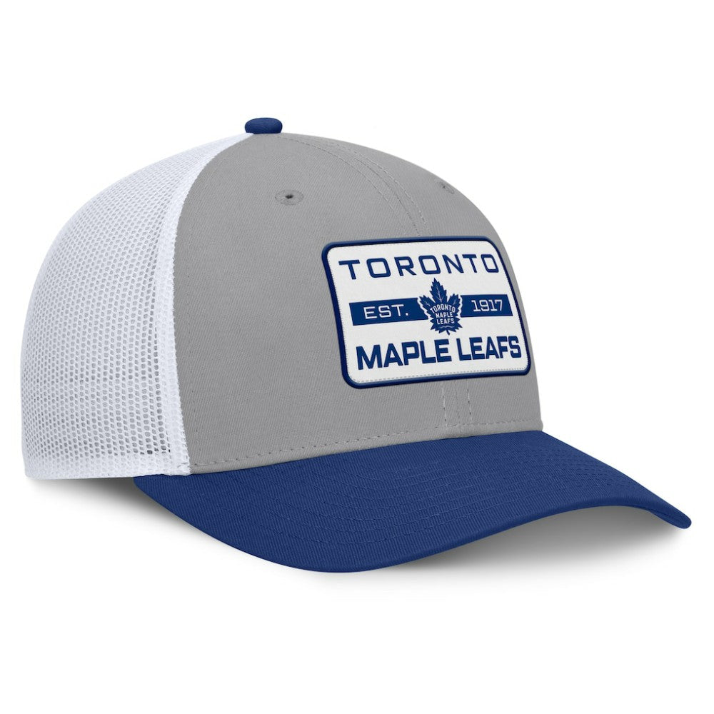 Toronto Maple Leafs Fanatics Fundamental Adapt Trucker Adjustable Hat Sale