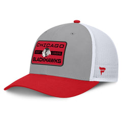 Chicago Blackhawks Fanatics Fundamental Adapt Trucker Adjustable Hat Outlet