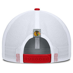 Chicago Blackhawks Fanatics Fundamental Adapt Trucker Adjustable Hat Outlet
