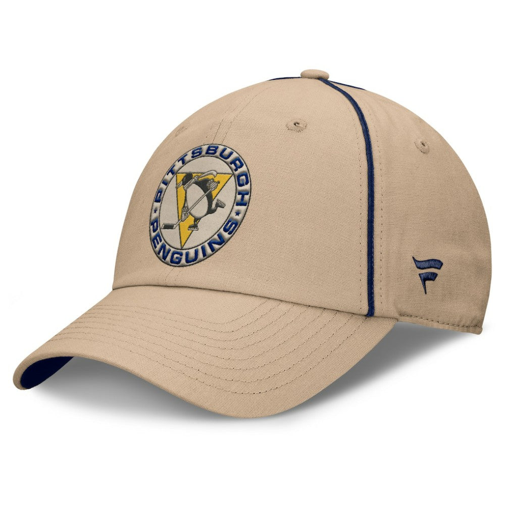Pittsburgh Penguins Fanatics Heritage Setoff Adjustable Hat For Sale