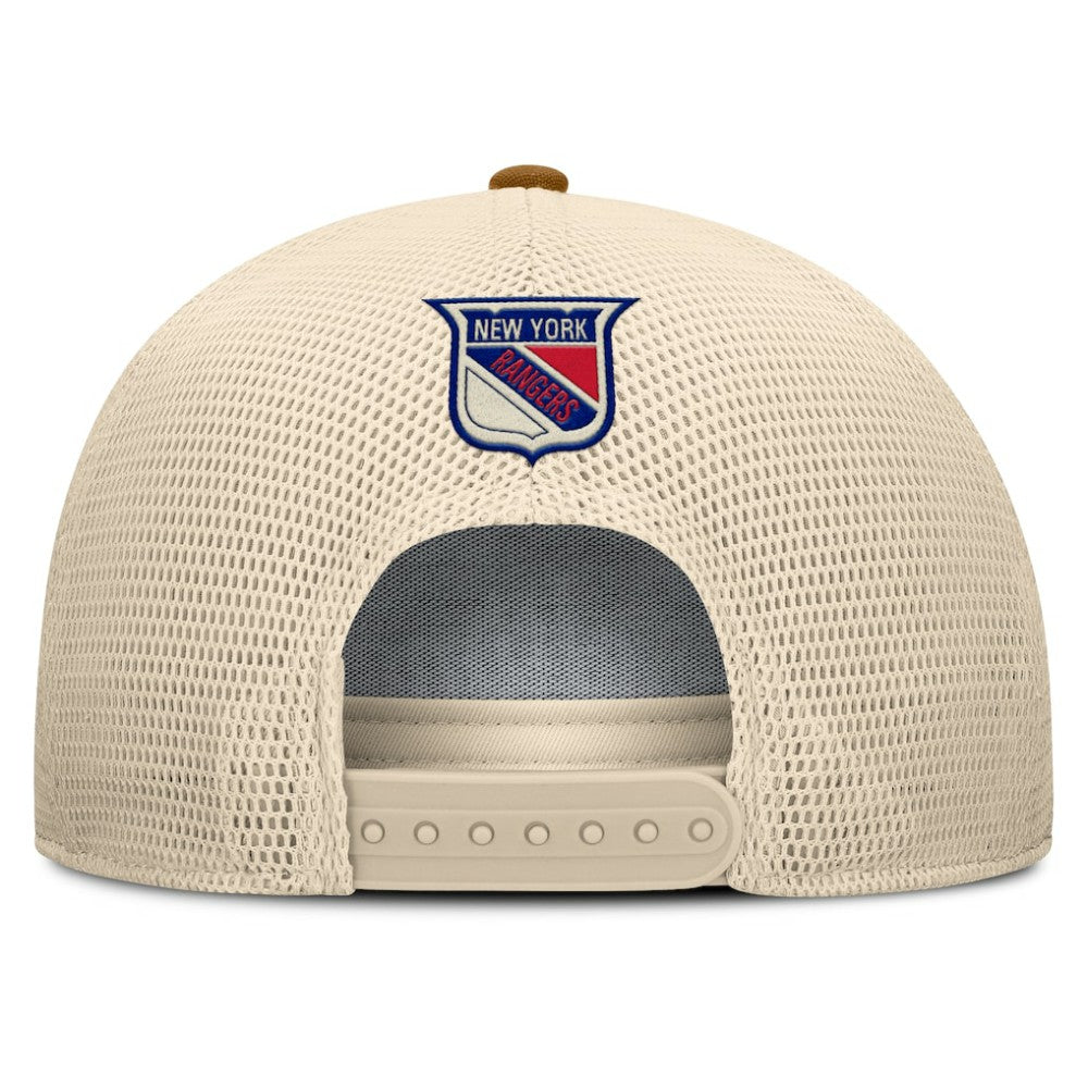 New York Rangers Fanatics Heritage Fetch A-Frame Trucker Adjustable Hat Outlet