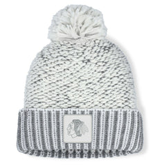 Chicago Blackhawks Fanatics Women's Fundamental Mist Cuffed Knit Hat with Pom For Sale