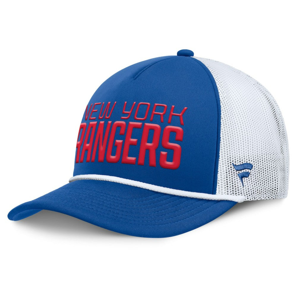 New York Rangers Fanatics Heritage Dutch A-Frame Trucker Adjustable Hat Online