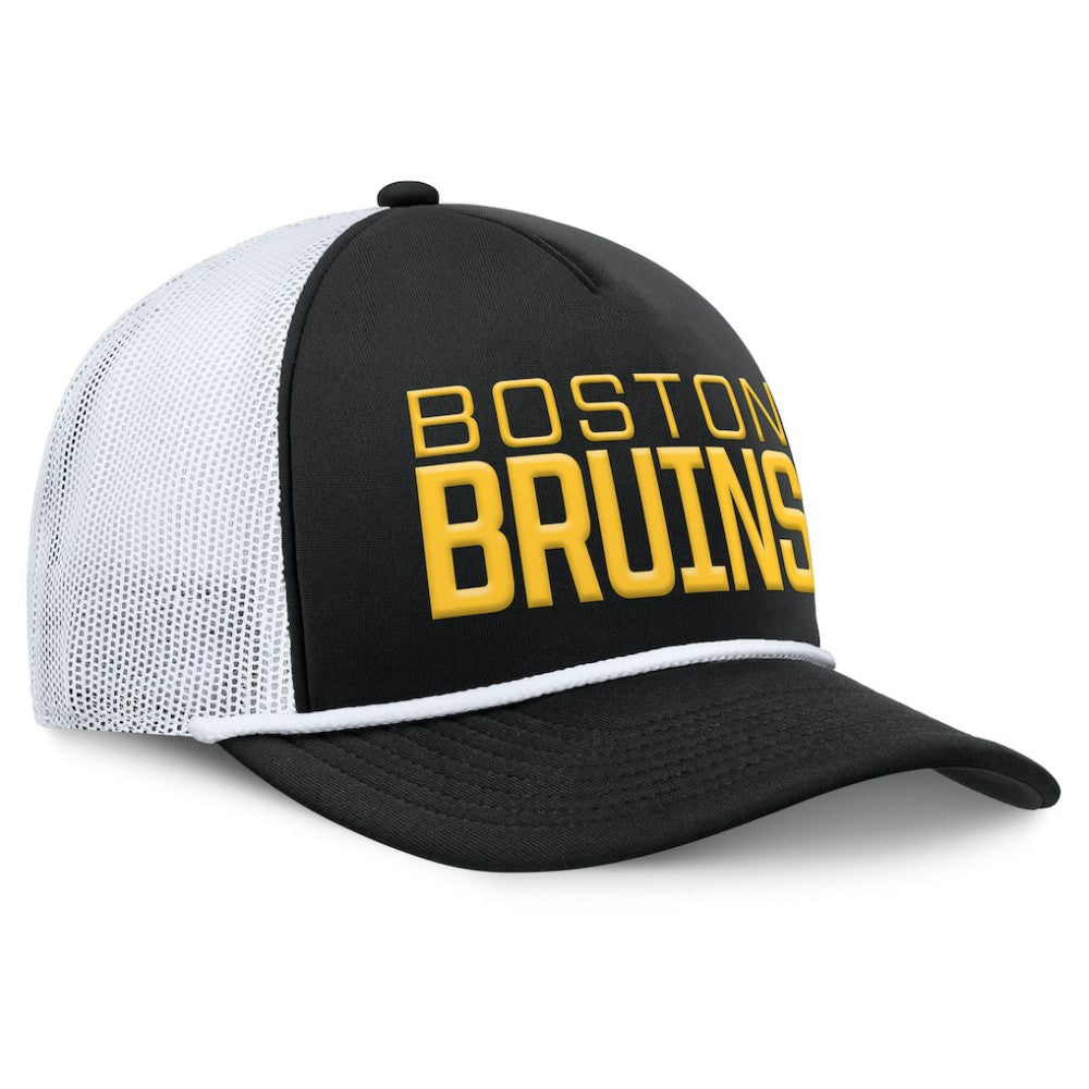 Boston Bruins Fanatics Heritage Dutch A-Frame Trucker Adjustable Hat For Sale