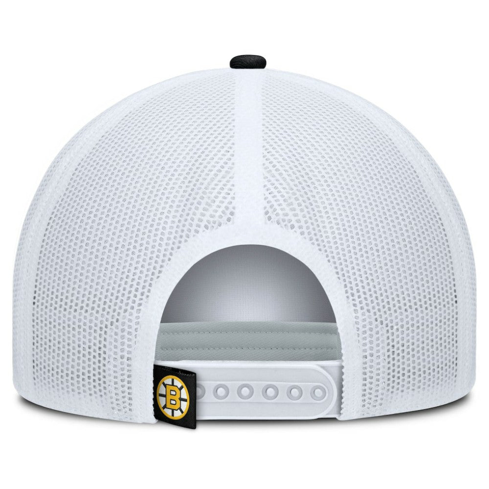 Boston Bruins Fanatics Heritage Dutch A-Frame Trucker Adjustable Hat For Sale