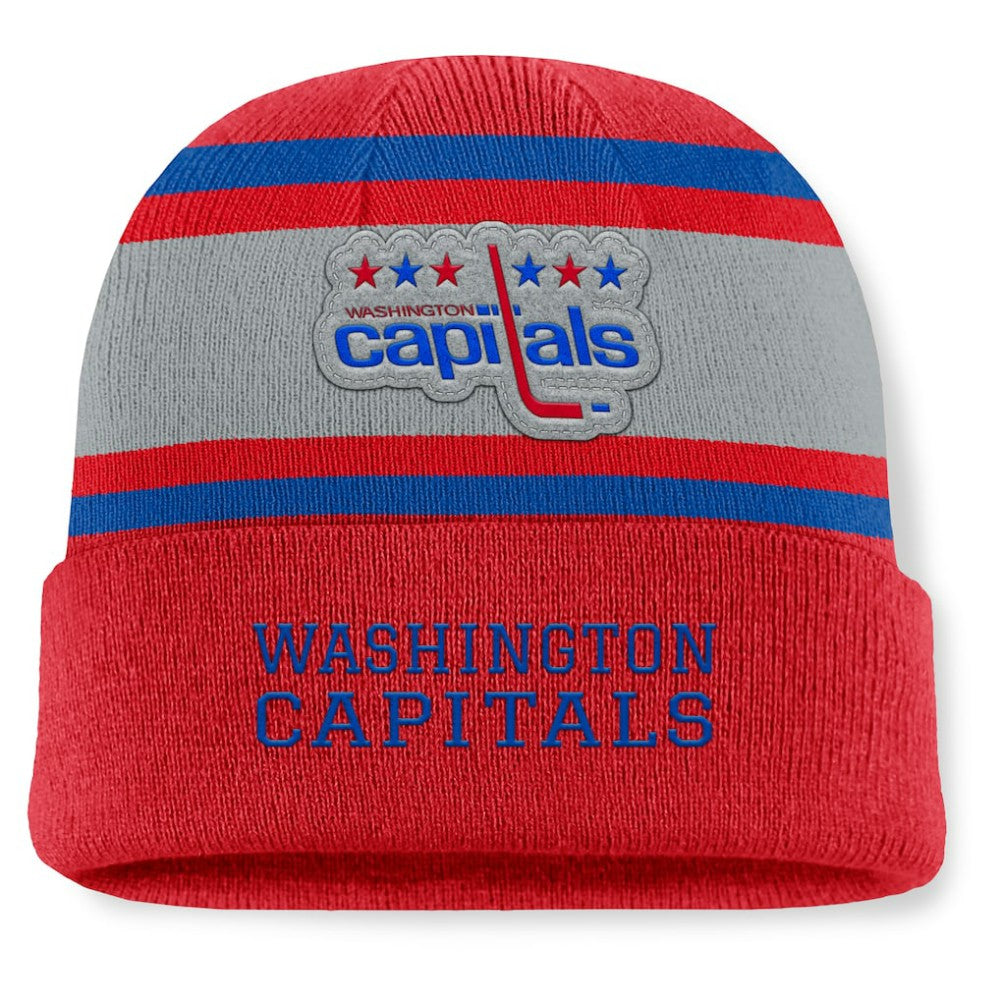 Washington Capitals Fanatics Heritage Varsity Cuffed Knit Hat Sale