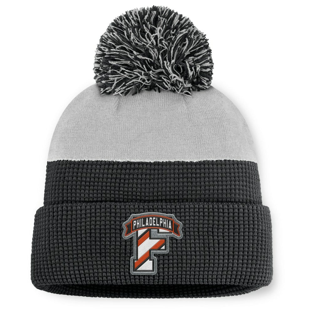 Philadelphia Flyers Fanatics Authentic Pro Home Ice Cuffed Knit Hat with Pom Discount