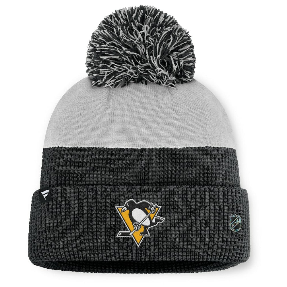Pittsburgh Penguins Fanatics Authentic Pro Home Ice Cuffed Knit Hat with Pom Online