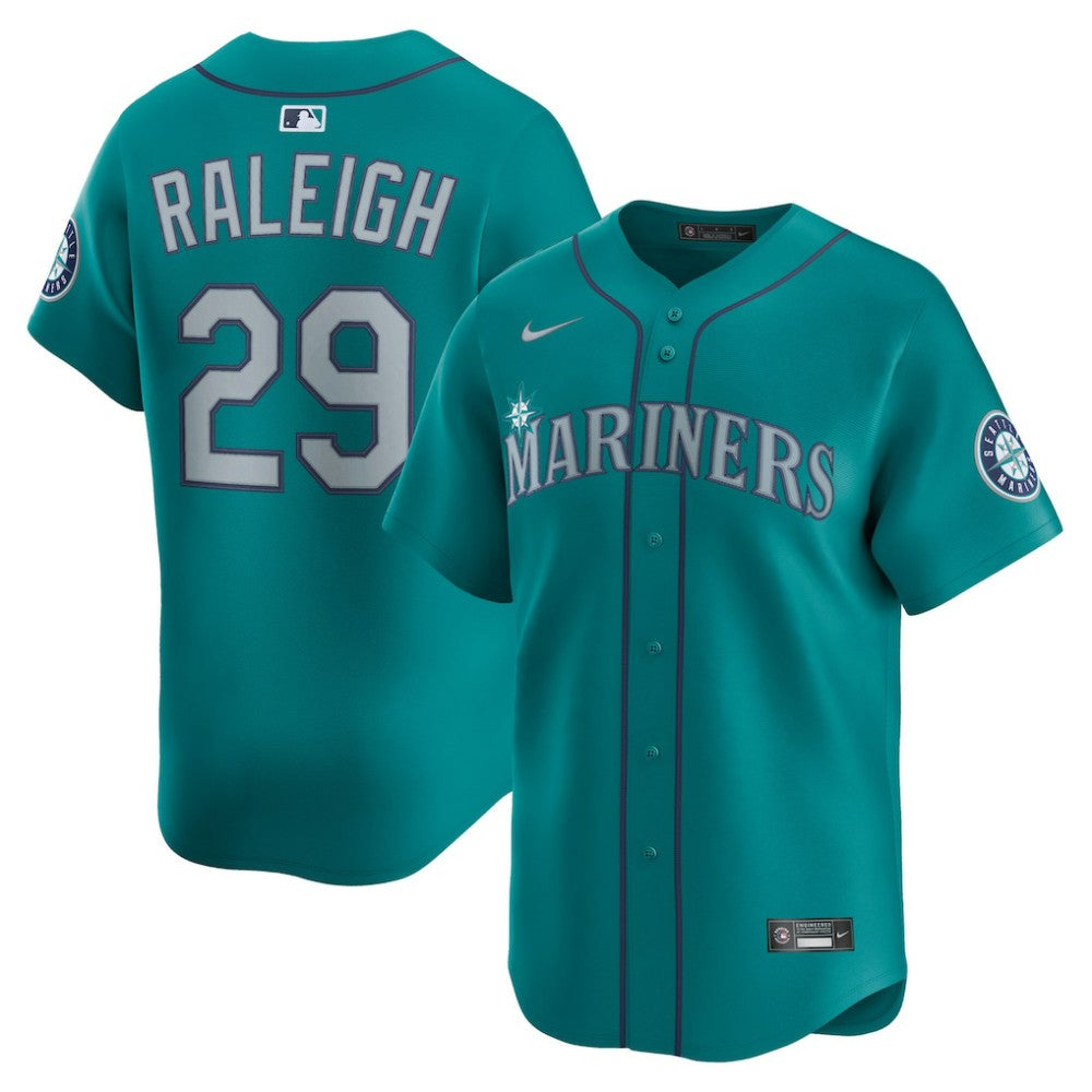 Cal Raleigh Seattle Mariners Nike Alternate Limited Jersey | MLB New