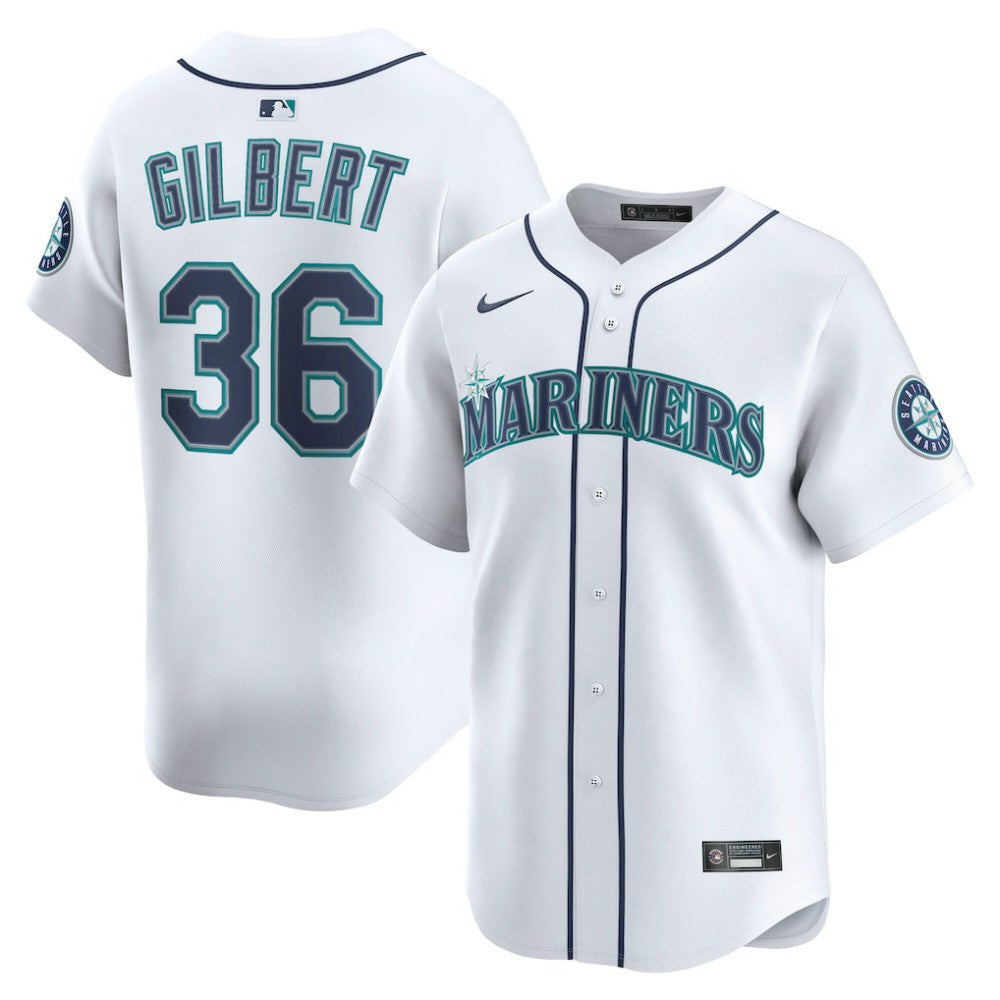 Logan Gilbert Seattle Mariners Nike Home Limited Player Jersey | MLB On Sale