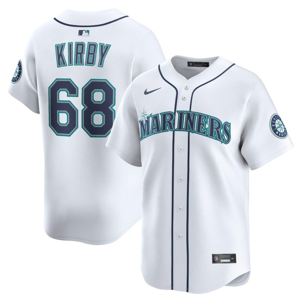 George Kirby Seattle Mariners Nike Home Limited Player Jersey | MLB On Sale