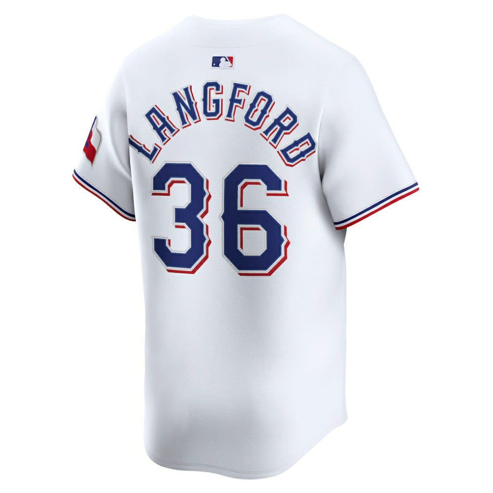 Wyatt Langford Texas Rangers Nike Home Limited Player Jersey | MLB For sale
