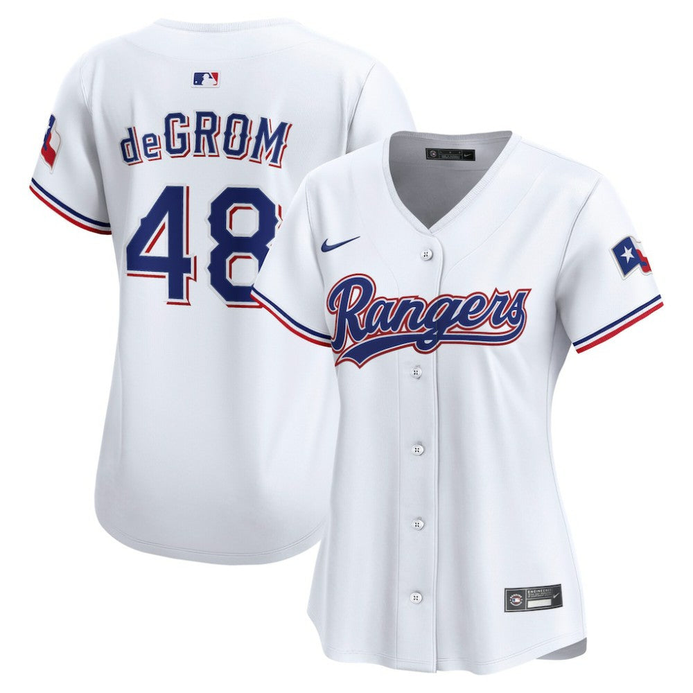 Jacob deGrom Texas Rangers Nike Women's Home Limited Player Jersey | MLB Discount