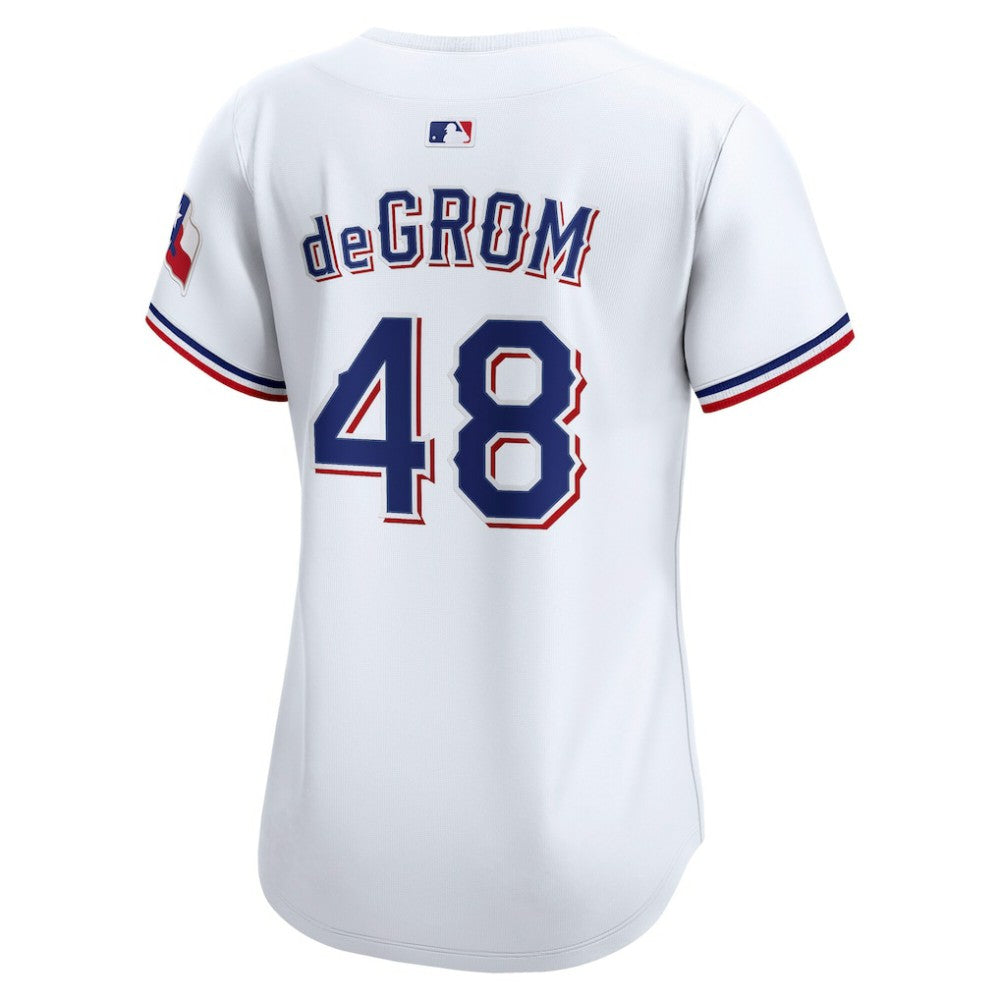 Jacob deGrom Texas Rangers Nike Women's Home Limited Player Jersey | MLB Discount