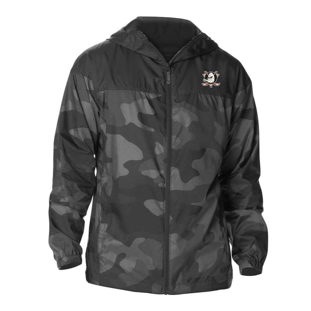 Anaheim Ducks Columbia Camo Flash Challenger Omni-Shade Full-Zip Hoodie Windbreaker Outlet
