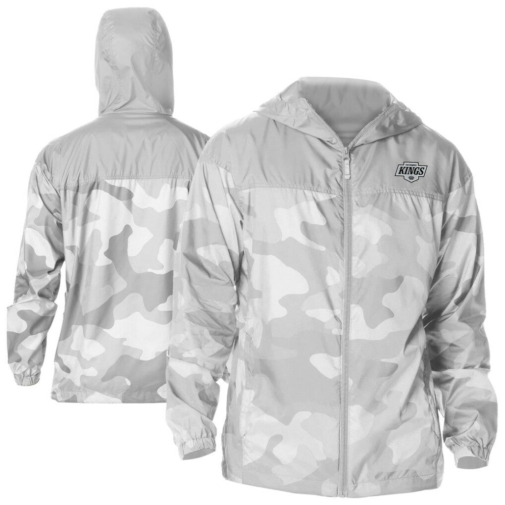 Los Angeles Kings Columbia Camo Flash Challenger Omni-Shade Full-Zip Hoodie Windbreaker Online