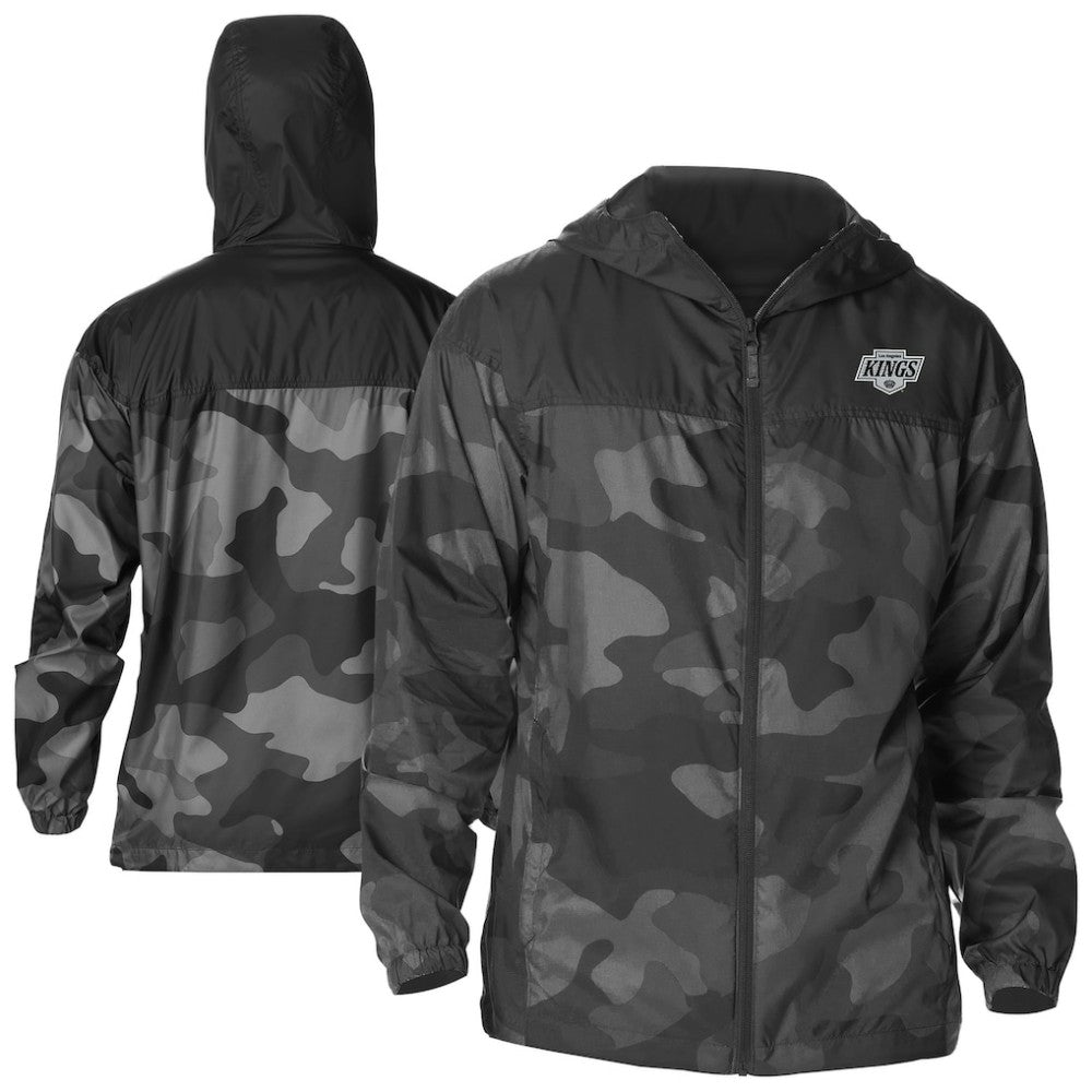 Los Angeles Kings Columbia Camo Flash Challenger Omni-Shade Full-Zip Hoodie Windbreaker Online