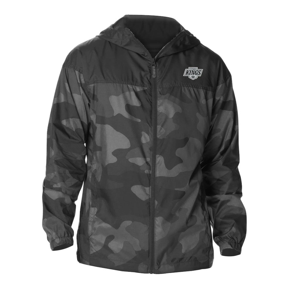 Los Angeles Kings Columbia Camo Flash Challenger Omni-Shade Full-Zip Hoodie Windbreaker Online