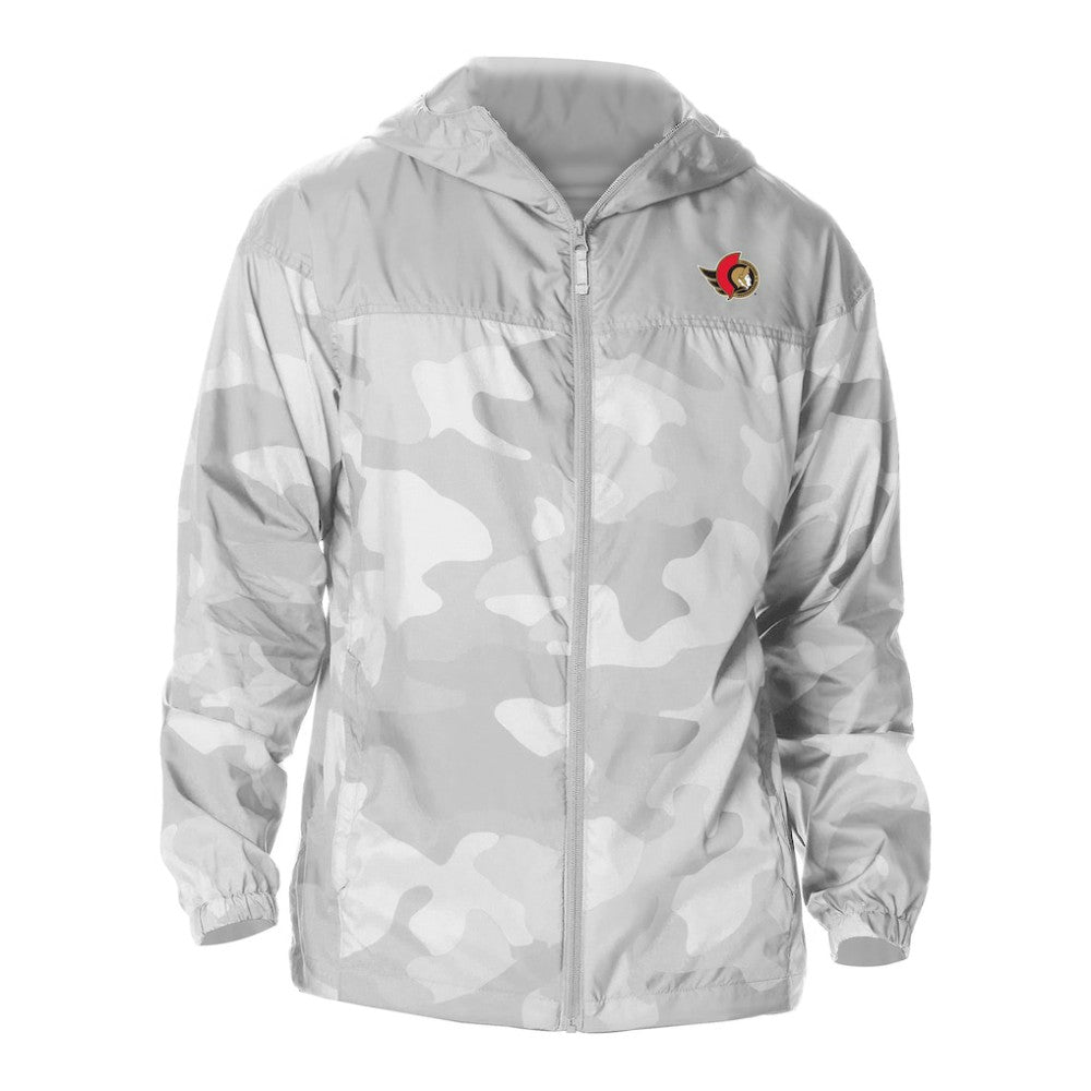 Ottawa Senators Columbia Camo Flash Challenger Omni-Shade Full-Zip Hoodie Windbreaker For Sale