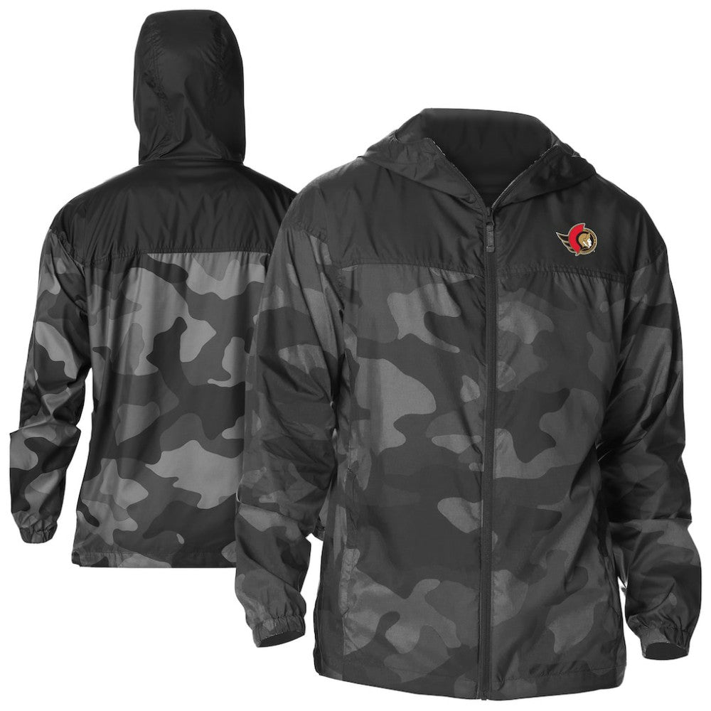 Ottawa Senators Columbia Camo Flash Challenger Omni-Shade Full-Zip Hoodie Windbreaker Outlet
