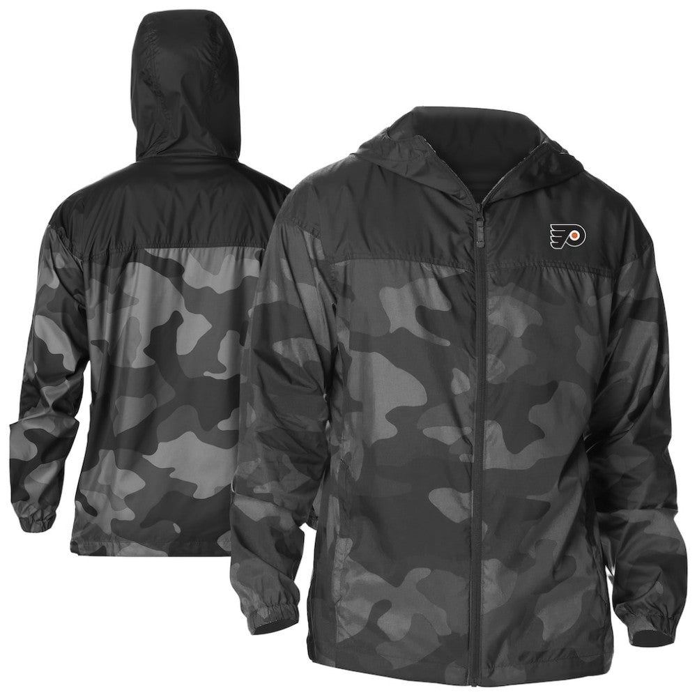 Philadelphia Flyers Columbia Camo Flash Challenger Omni-Shade Full-Zip Hoodie Windbreaker Sale