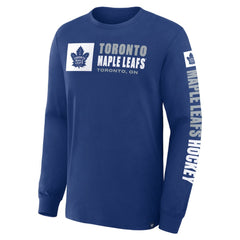 Toronto Maple Leafs Fanatics Goal Crease Legacy Long Sleeve T-Shirt For Sale