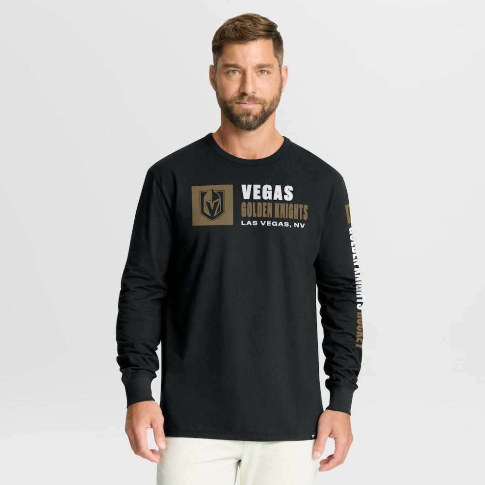 Vegas Golden Knights Fanatics Goal Crease Legacy Long Sleeve T-Shirt Outlet
