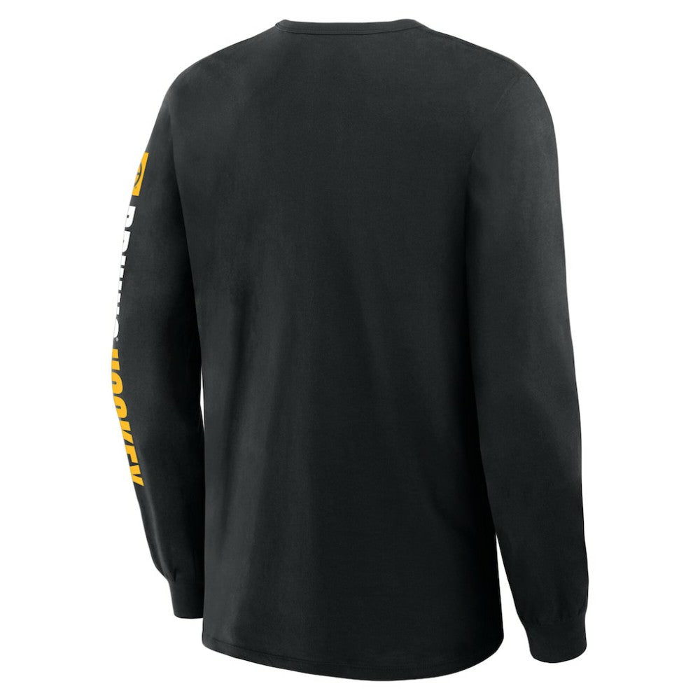Boston Bruins Fanatics Goal Crease Legacy Long Sleeve T-Shirt For Sale