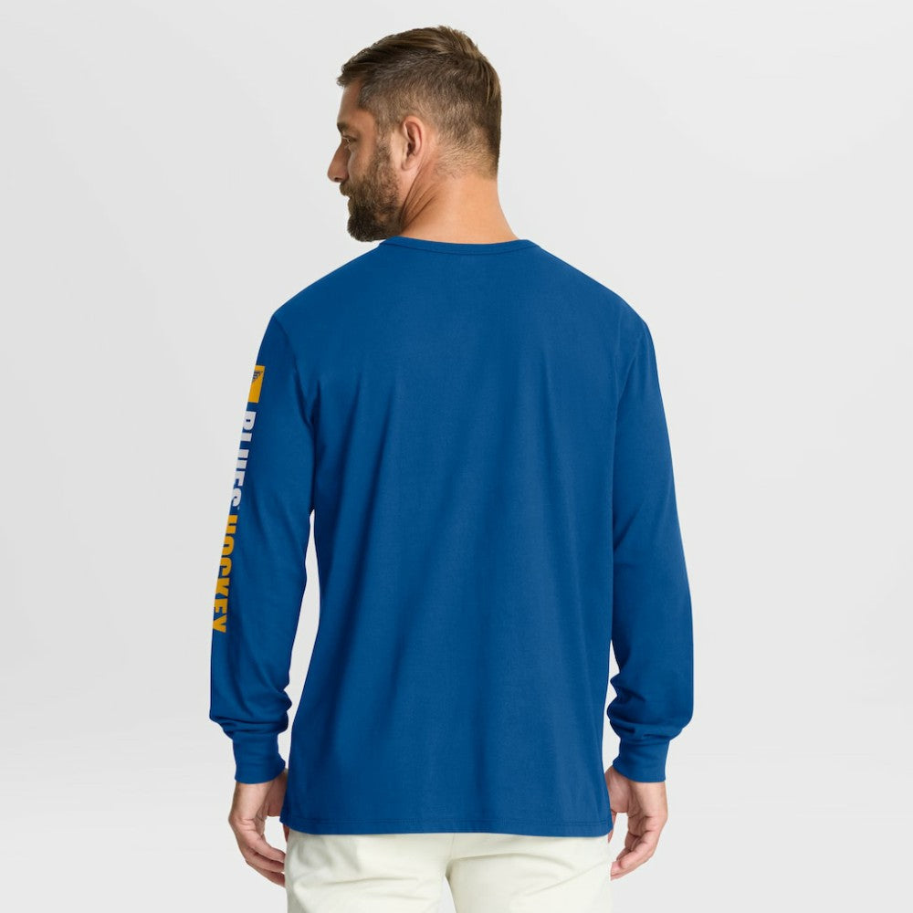 St. Louis Blues Fanatics Goal Crease Legacy Long Sleeve T-Shirt Sale