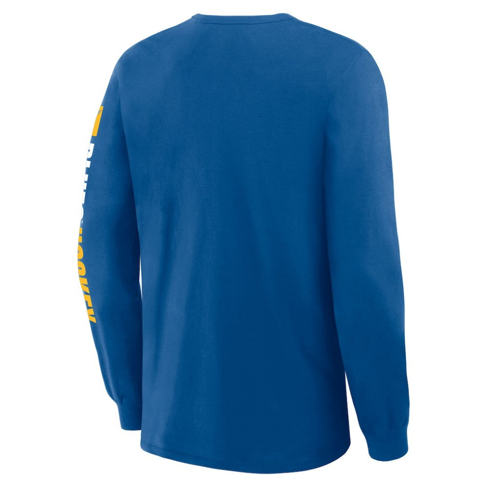 St. Louis Blues Fanatics Goal Crease Legacy Long Sleeve T-Shirt Sale