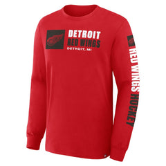 Detroit Red Wings Fanatics Goal Crease Legacy Long Sleeve T-Shirt Outlet