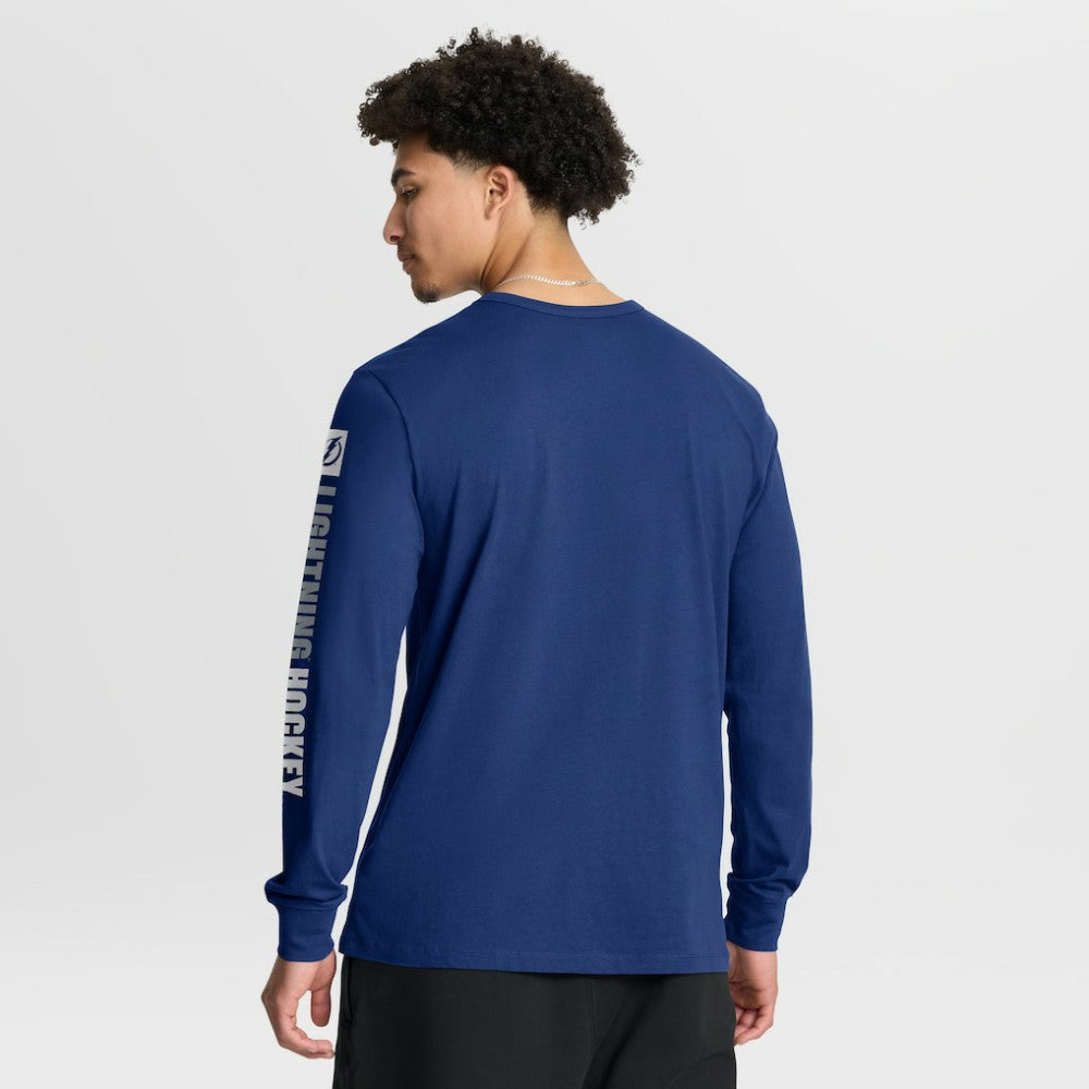 Tampa Bay Lightning Fanatics Goal Crease Legacy Long Sleeve T-Shirt Discount