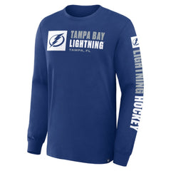 Tampa Bay Lightning Fanatics Goal Crease Legacy Long Sleeve T-Shirt Discount