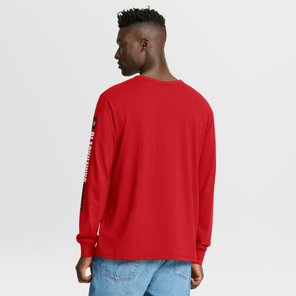 Chicago Blackhawks Fanatics Goal Crease Legacy Long Sleeve T-Shirt Online