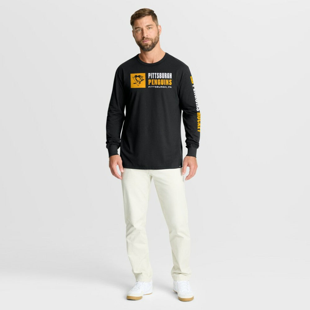 Pittsburgh Penguins Fanatics Goal Crease Legacy Long Sleeve T-Shirt Online