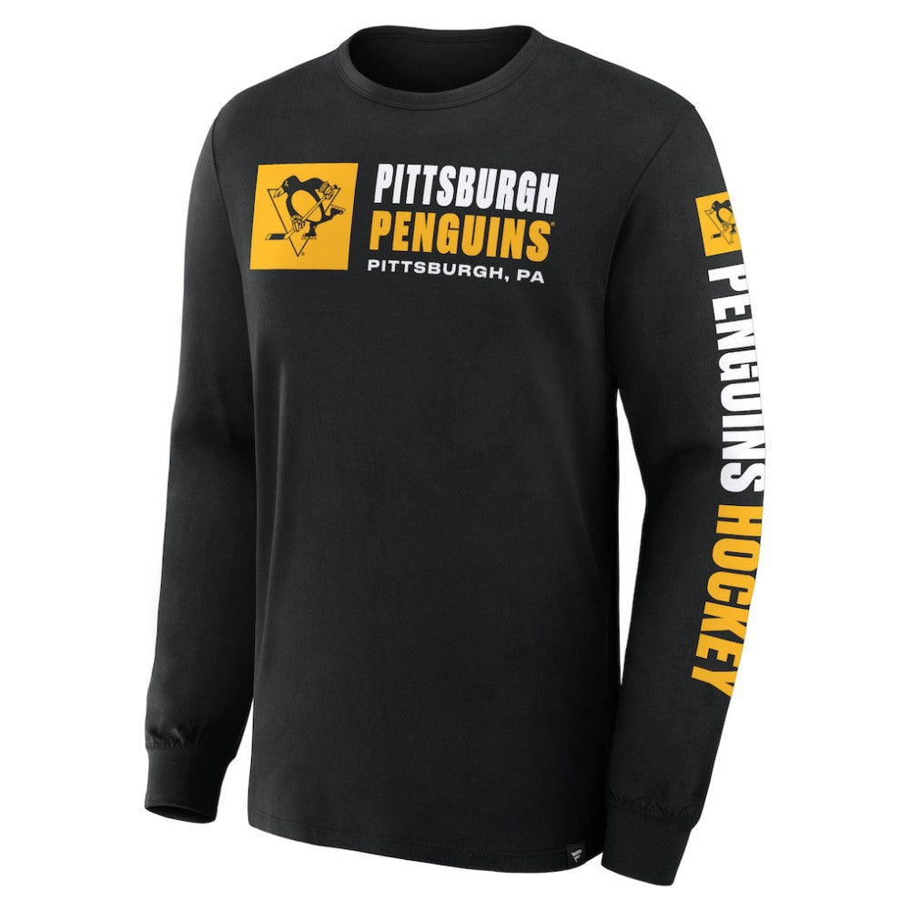 Pittsburgh Penguins Fanatics Goal Crease Legacy Long Sleeve T-Shirt Online