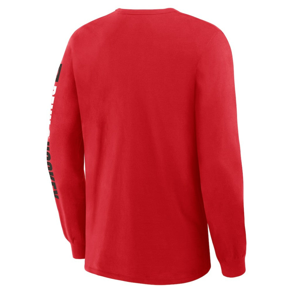 New Jersey Devils Fanatics Goal Crease Legacy Long Sleeve T-Shirt Sale