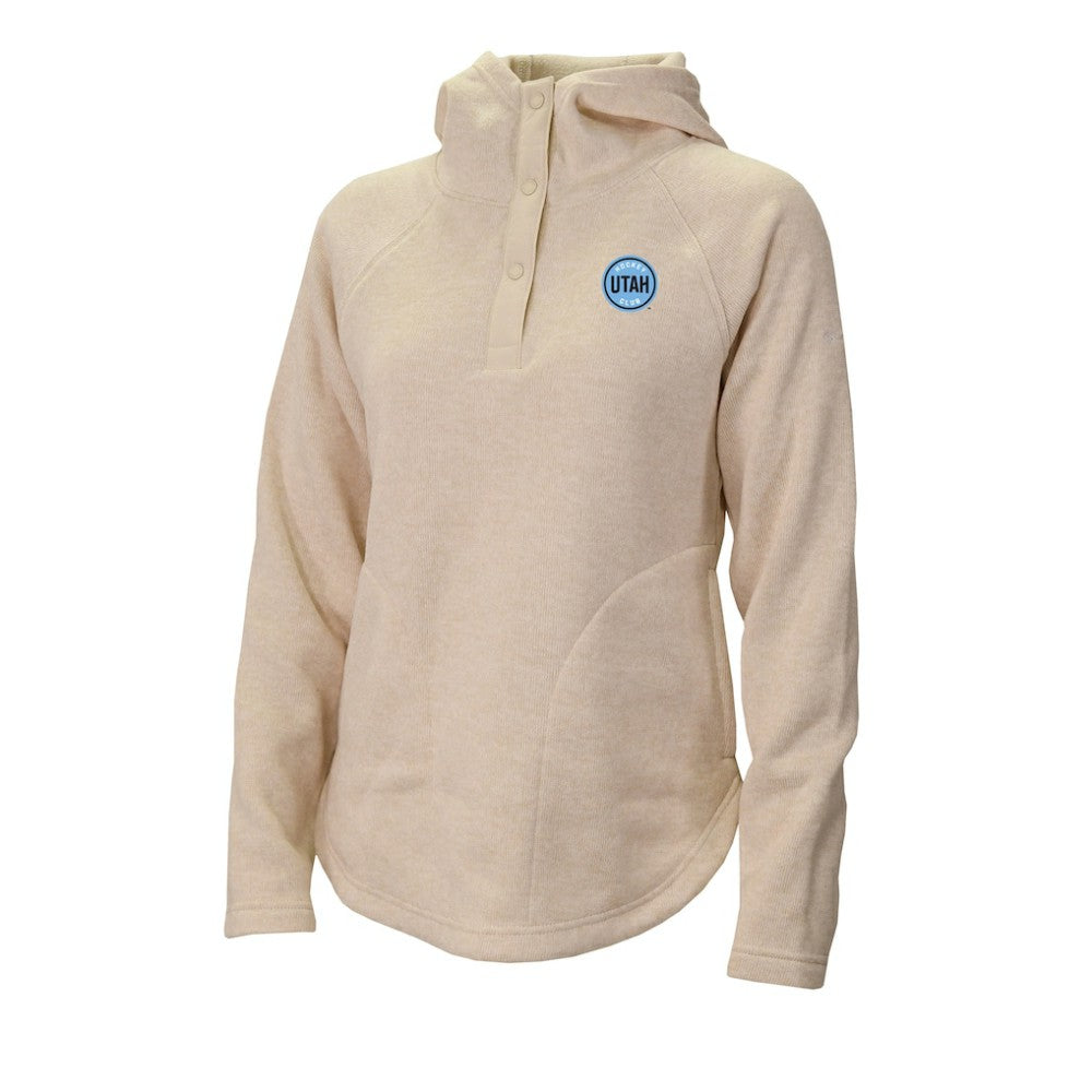 Utah Mammoth Columbia Women's Sweater Weather Quarter-Snap Hoodie Outlet