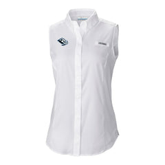 Utah Mammoth Columbia Women's Tamiami Omni-Shade Sleeveless Button-Up Shirt Sale