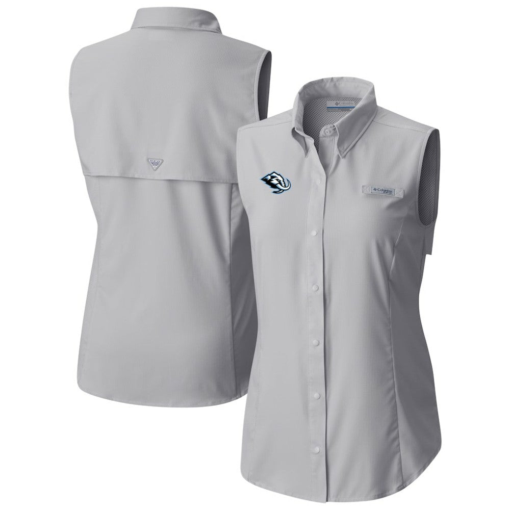 Utah Mammoth Columbia Women's Tamiami Omni-Shade Sleeveless Button-Up Shirt Outlet