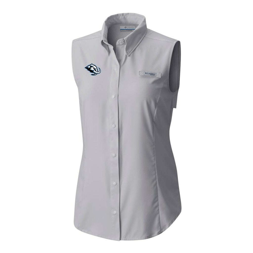 Utah Mammoth Columbia Women's Tamiami Omni-Shade Sleeveless Button-Up Shirt Outlet