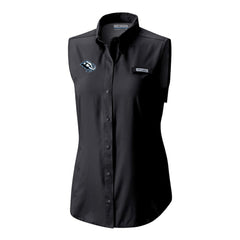 Utah Mammoth Columbia Women's Tamiami Omni-Shade Sleeveless Button-Up Shirt On Sale