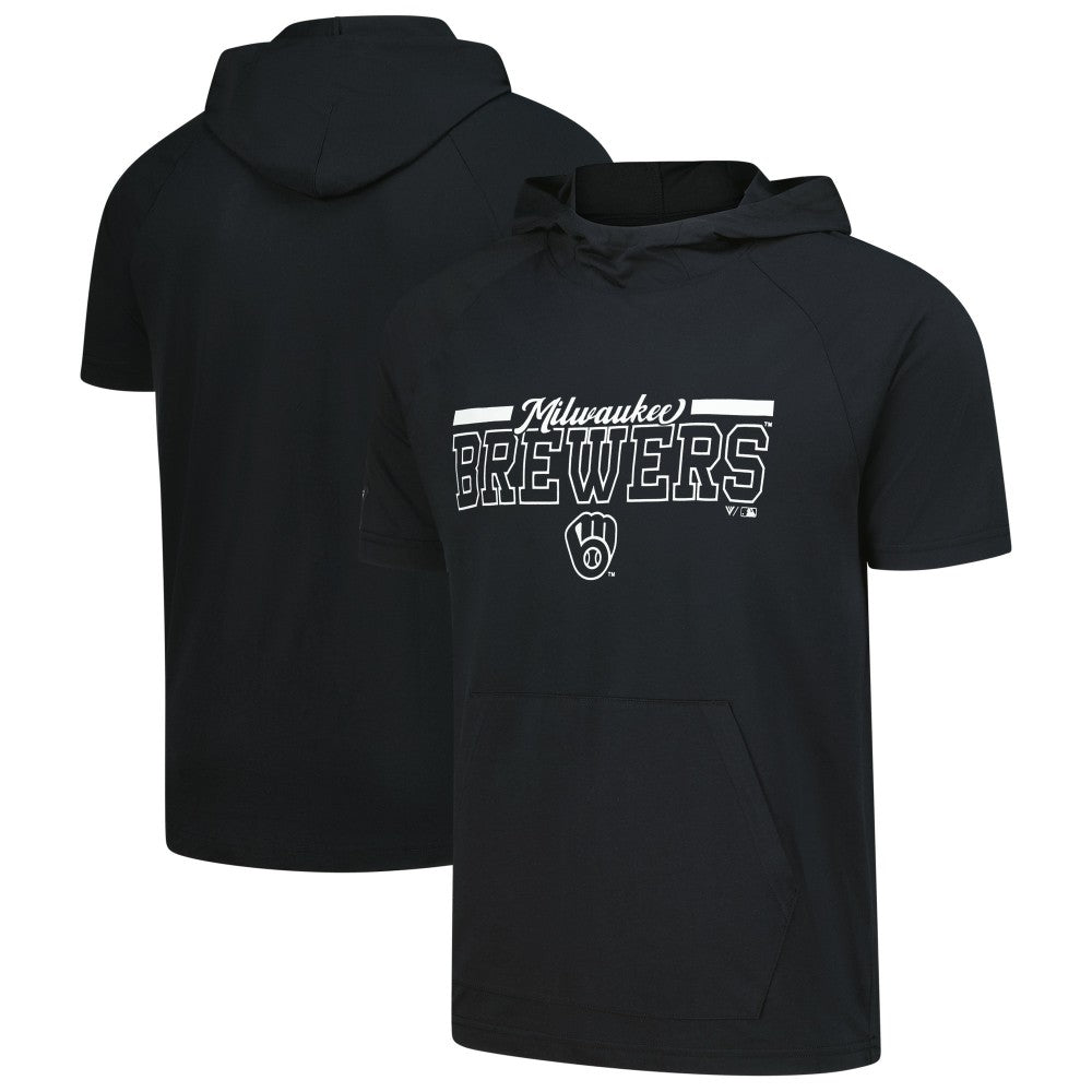 Milwaukee Brewers Levelwear Phase Vanguard Hoodie T-Shirt | MLB Shop