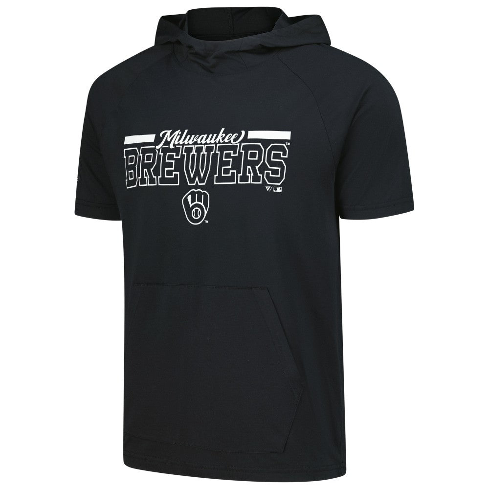 Milwaukee Brewers Levelwear Phase Vanguard Hoodie T-Shirt | MLB Shop