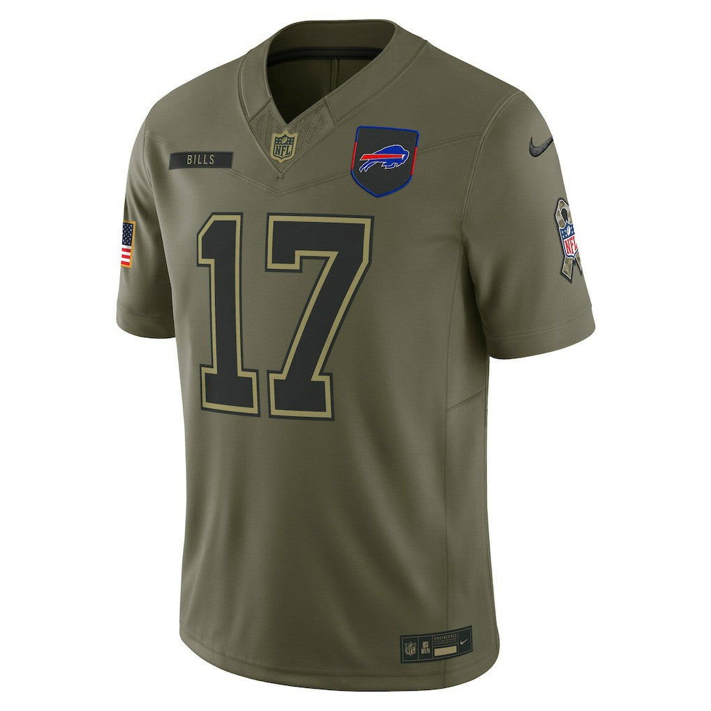 Buffalo Bills Nike Josh Allen  2025 Salute to Service Limited Jersey