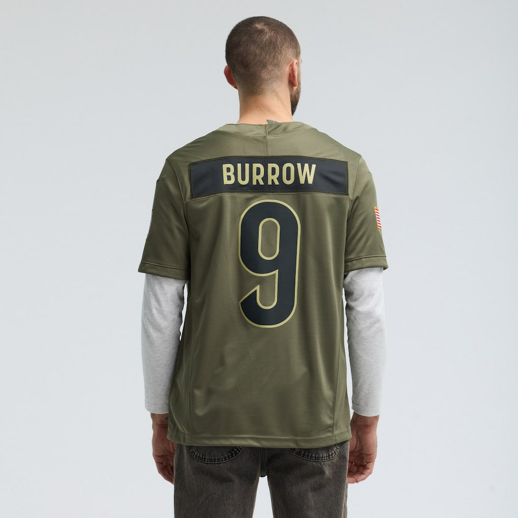 Cincinnati Bengals Nike Joe Burrow  2025 Salute to Service Limited Jersey