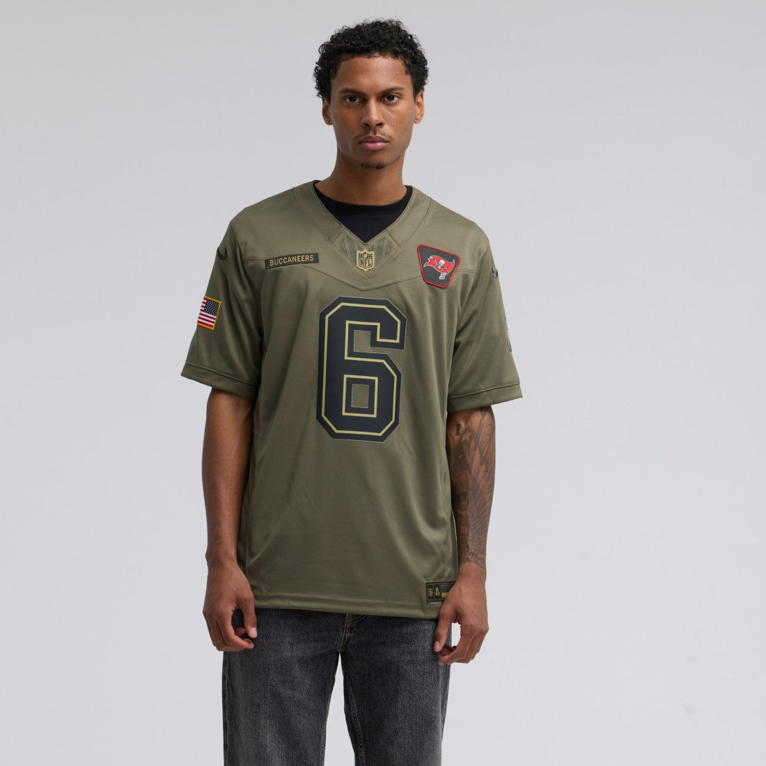 Tampa Bay Buccaneers Nike Baker Mayfield  2025 Salute to Service Limited Jersey