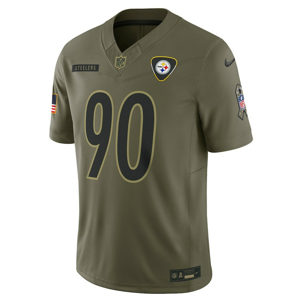 Pittsburgh Steelers Nike T.J. Watt  2025 Salute to Service Limited Jersey