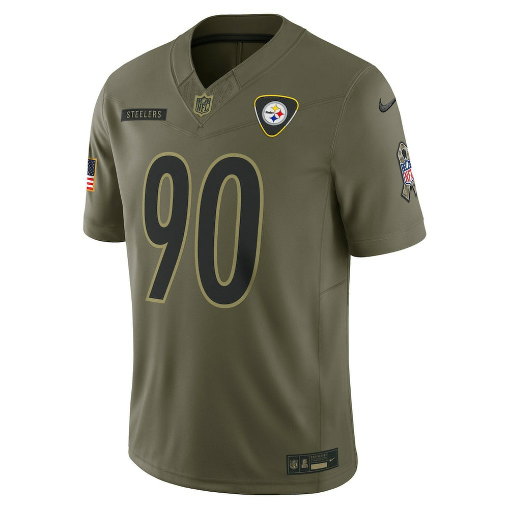Pittsburgh Steelers Nike T.J. Watt  2025 Salute to Service Limited Jersey